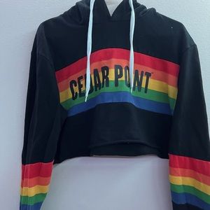 Cropped Pride Cedar Point Hoodie